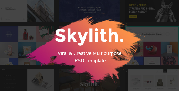 Skylith - Multipurpose Creative PSD Template