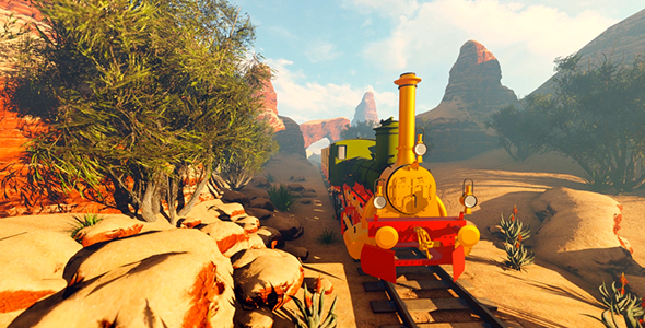 The Locomotive In The Amusement Park alt