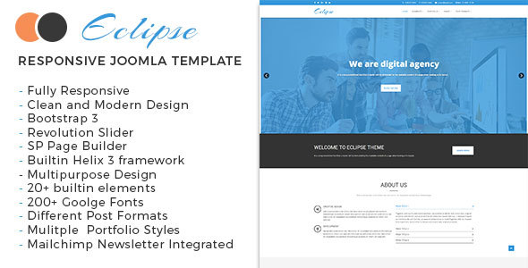 Eclipse - uniwersalny responsywny motyw Joomla