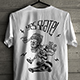 Grunge Skateboard Design for Your Clothing - GraphicRiver Item for Sale
