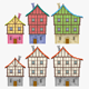 LowPoly Medieval Houses02 - 3DOcean Item for Sale
