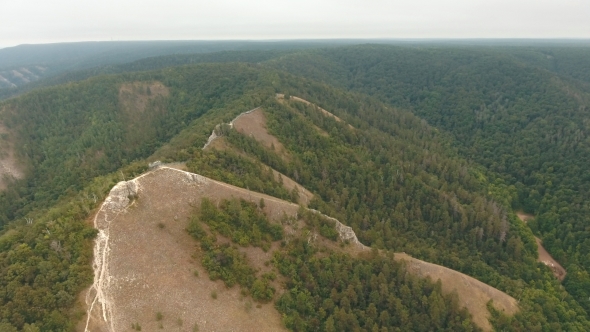 Shooting Mountains Aerial View