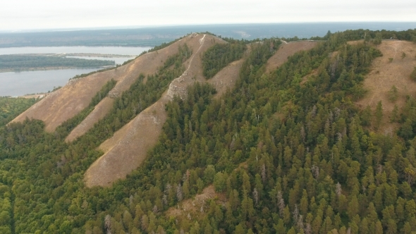 Shooting Mountains Aerial View