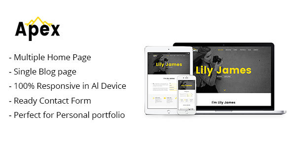 Apex - Personal Portfolio Template