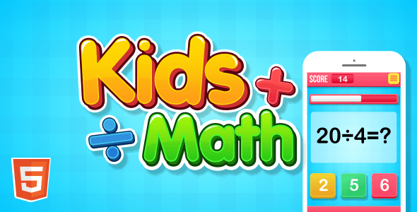 Kids Math - HTML5 Game