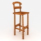 Bar chair - 3DOcean Item for Sale