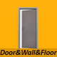 Door and Wall and Floor - VideoHive Item for Sale