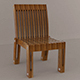 Chair from Wood - 3DOcean Item for Sale