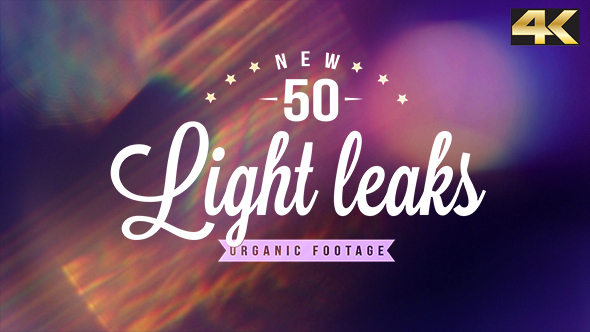 Light Leaks Elements 4K Pack