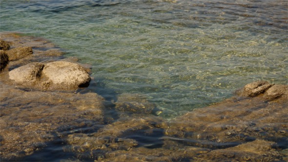 Sea Waves and Rocks