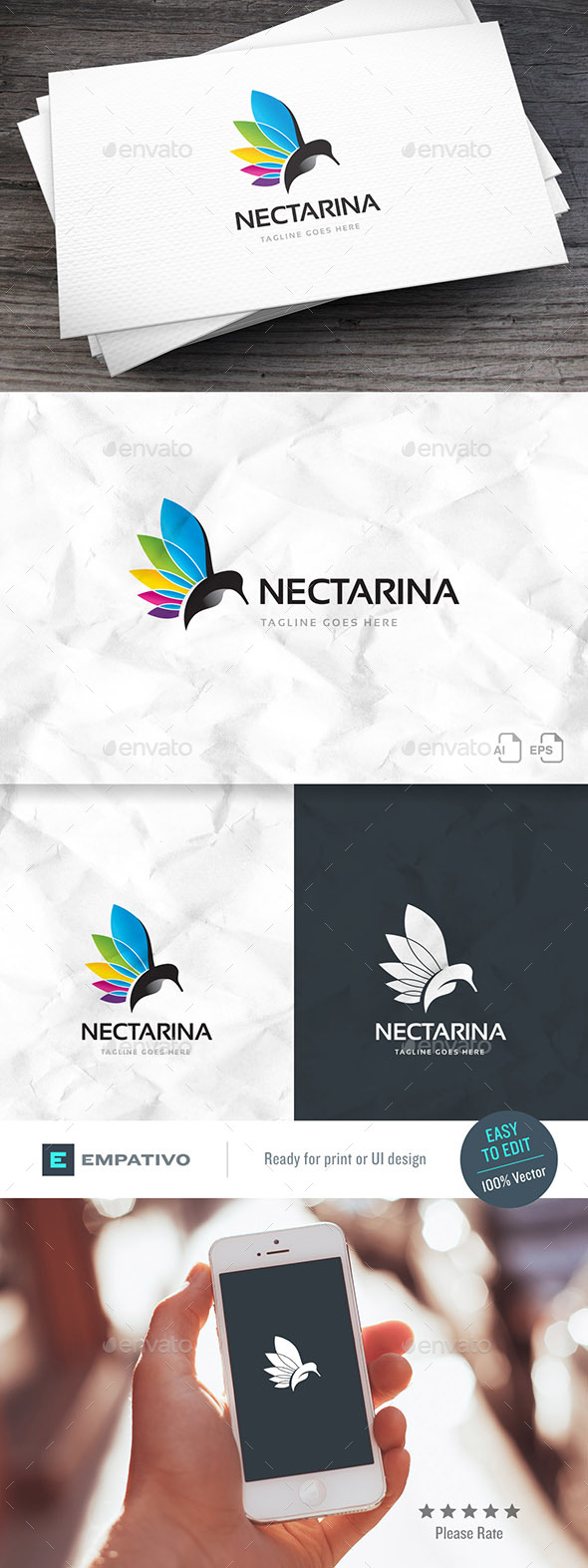 Nectar Colors Logo Template
