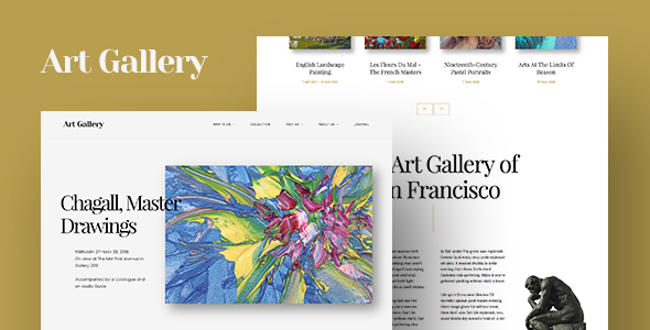 Arte | Art Gallery WordPress Theme