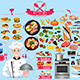 Food Infographics Element Illustration - GraphicRiver Item for Sale