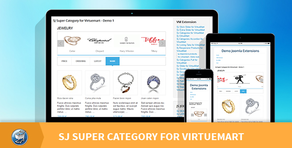 Super Category for VirtueMart - Responsive Joomla Module