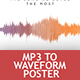 Waveform Artist - MP3 to Waveform Poster - GraphicRiver Item for Sale