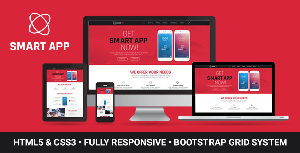 Smart App - App Landing Page