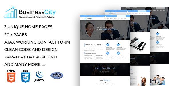 Business City - Business Consulting and Professional Services HTML5 Template