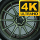 Car Tire 4k Looped - VideoHive Item for Sale