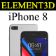 Element3D - iPhone 8 Collection - 3DOcean Item for Sale