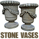 Park Stone Vases - 3DOcean Item for Sale