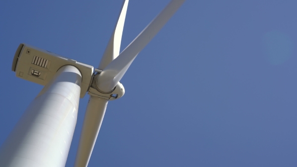 Windmills Converting Wind Energy Into Electricity