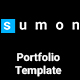 SUMON - Personal Portfolio Website Design - ThemeForest Item for Sale