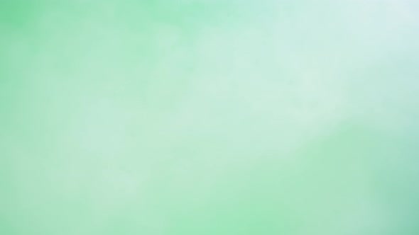 Abstract Smoke on Green Chroma Key Background