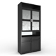 Black bar cabinet 1 - 3DOcean Item for Sale