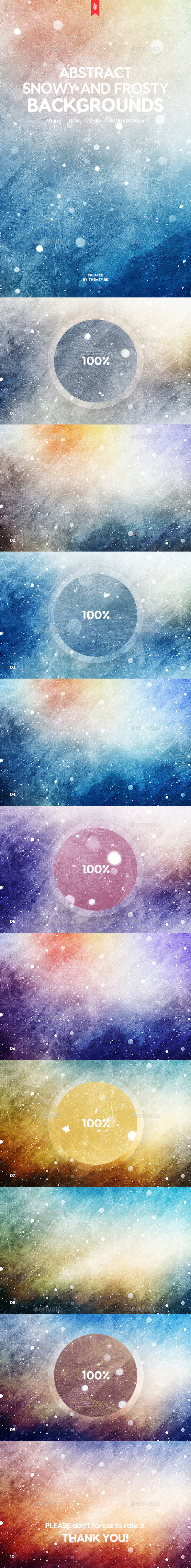 Snowy and Frosty Backgrounds