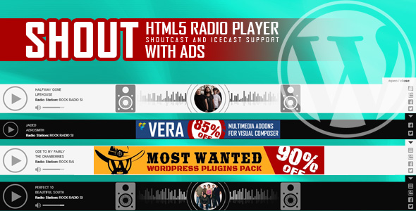 Shout HTML5 Radio Player Prev WP