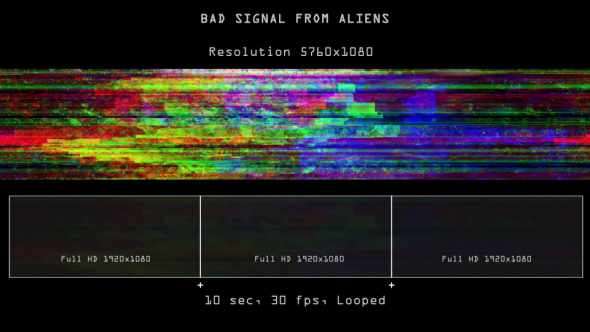 Bad Signal from Aliens - Widescreen