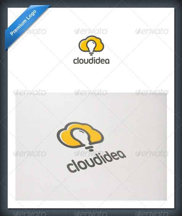 Cloud Idea Logo Template