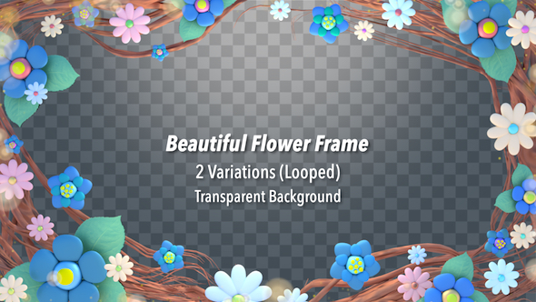 Beautiful Flower Frame