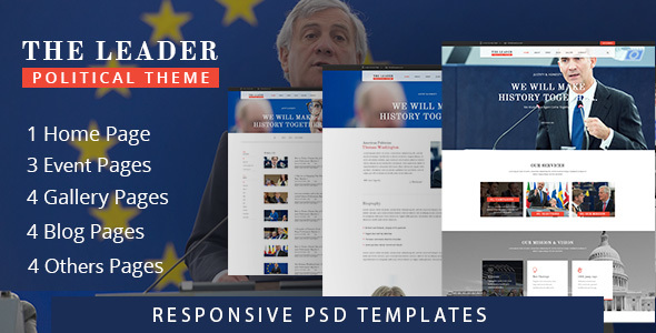 The Leader - PSD Template