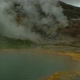 dramatic iceland landscape, geothermal hot spring pool steam smoke rising, beautiful relaxing nature - VideoHive Item for Sale