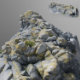 3d scanned stone cliff - 3DOcean Item for Sale