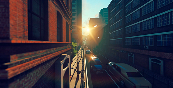 Urban Sleep Street Sunset Sun alt