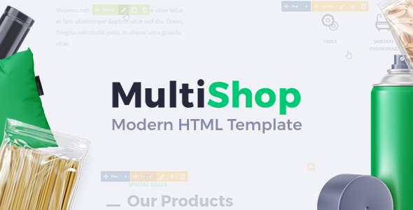MultiShop - Universal HTML Shop Template