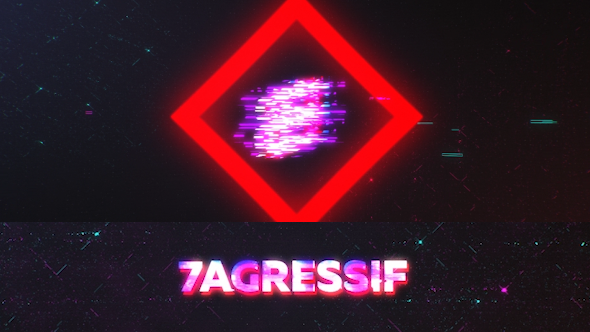 Cyberpunk Glitch Logo Reveal