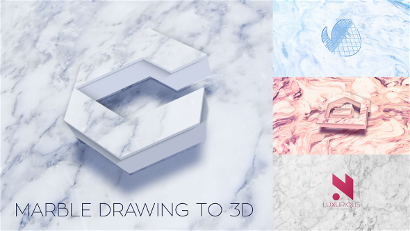 Marble Drawing To 3D Reveals