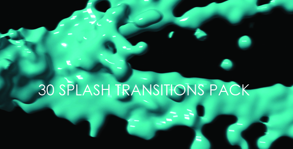 30 Splash Transitions Pack alt