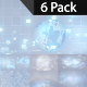 White Tech World Technology Background-6 Pack - VideoHive Item for Sale
