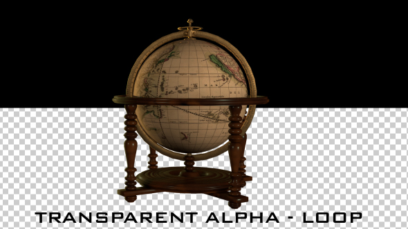 Rotating Old Globe alt