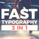 Fast Typography - VideoHive Item for Sale