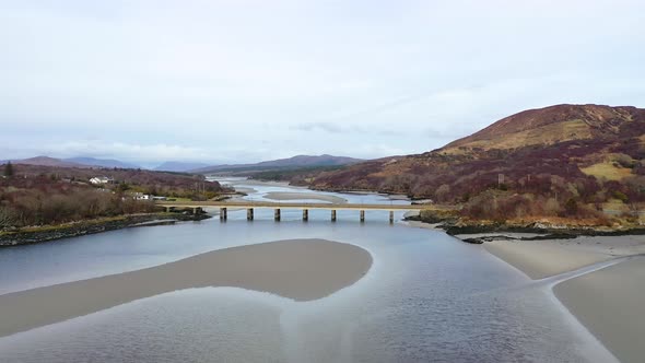 The Bridge To Lettermacaward in County Donegal - Ireland