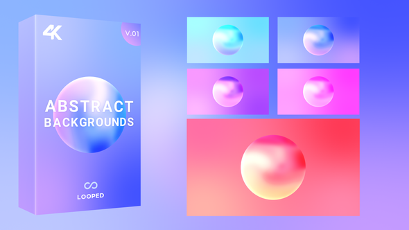 Gradient Sphere Backgrounds Pack