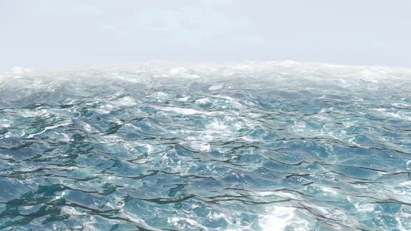 Closeup Ocean Waves