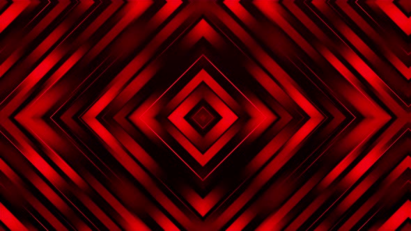 Abstract Red Square Pattern 4K