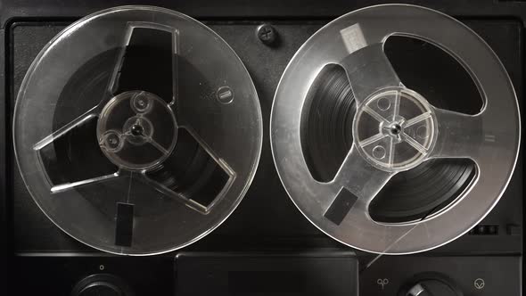 Vintage Tape Recorder Roller