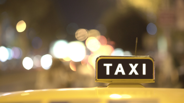 Night City Taxi Cab